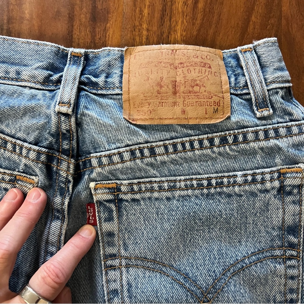 Levi's Women's High Rise Jeans - Light Blue - Picture 7 of 8